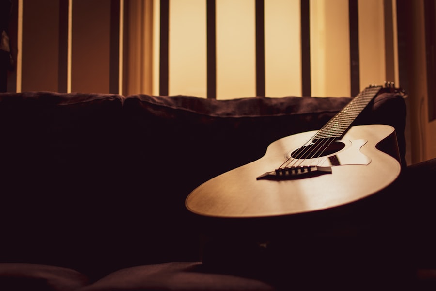 acoustic guitar singing
