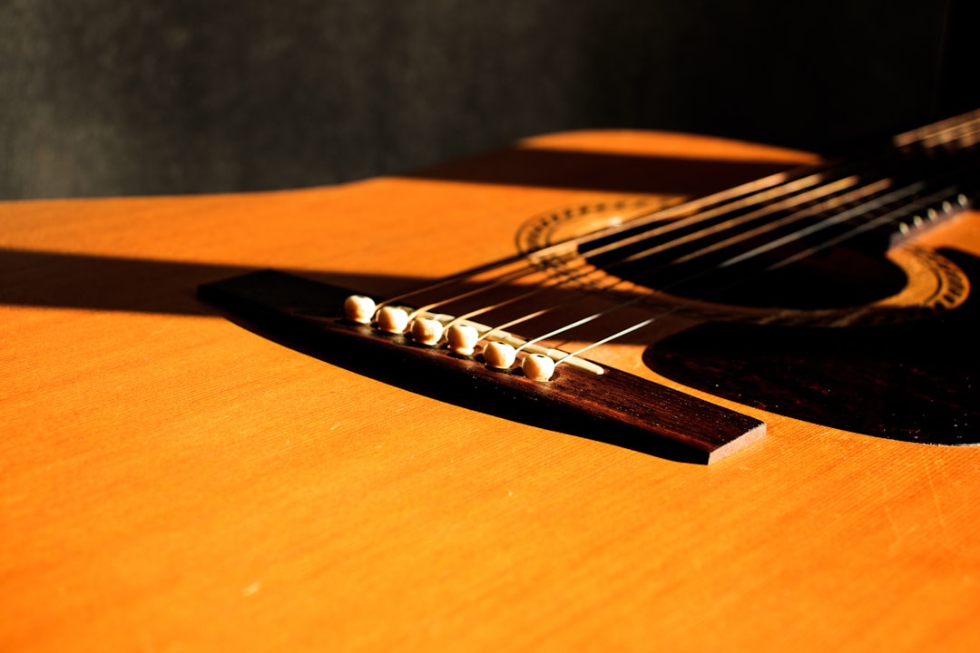 Photo acoustic guitar chords