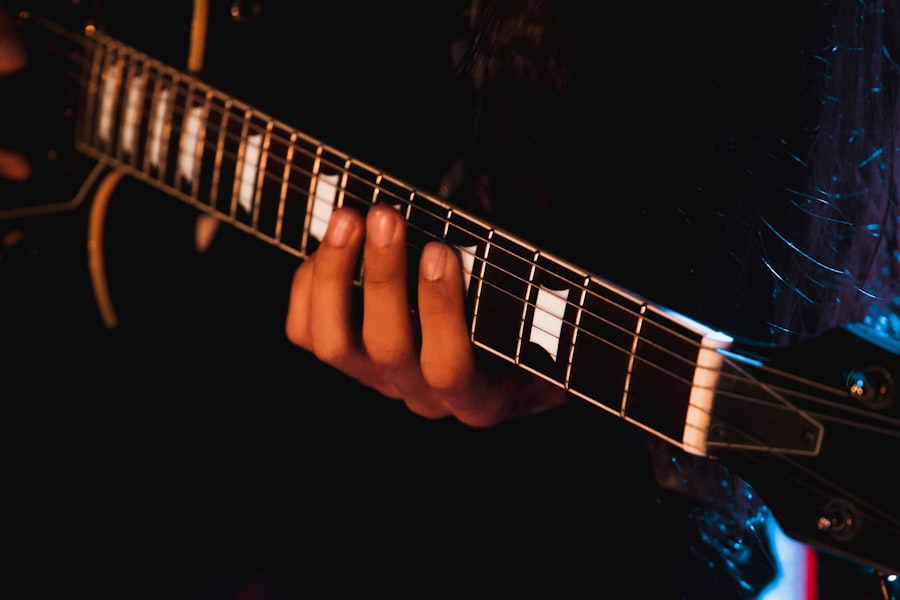 Photo Advancing guitar level