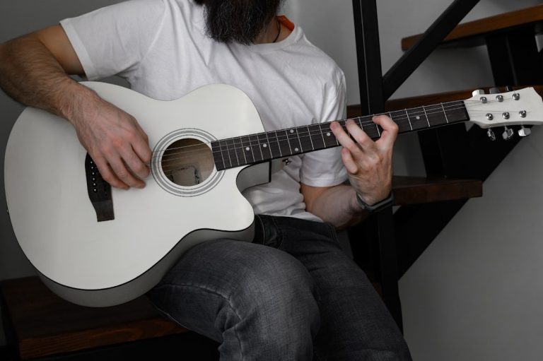 Photo acoustic-guitar skill progression